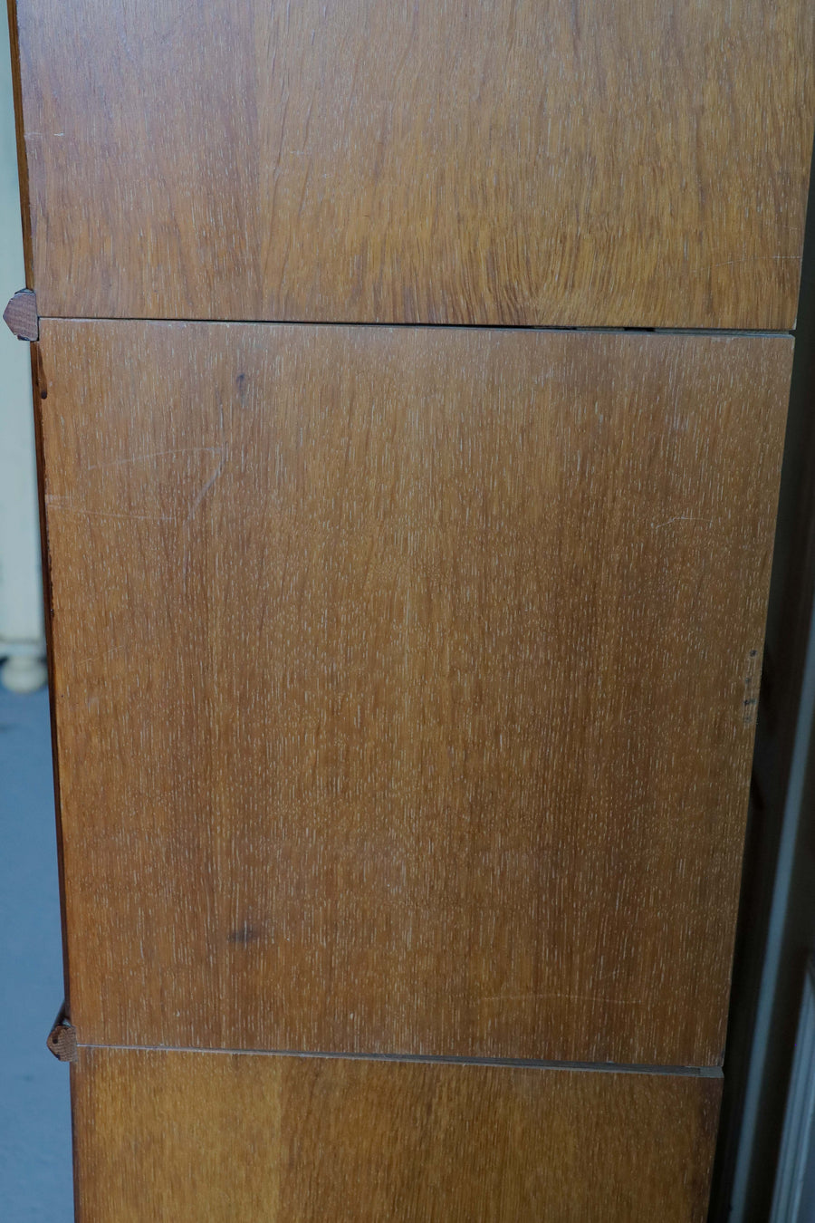 アンティーク　木製　スタッキングブックケース