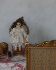 French Antique Doll rattan chair フランスアンティーク ラタン ビスクドールチェアー